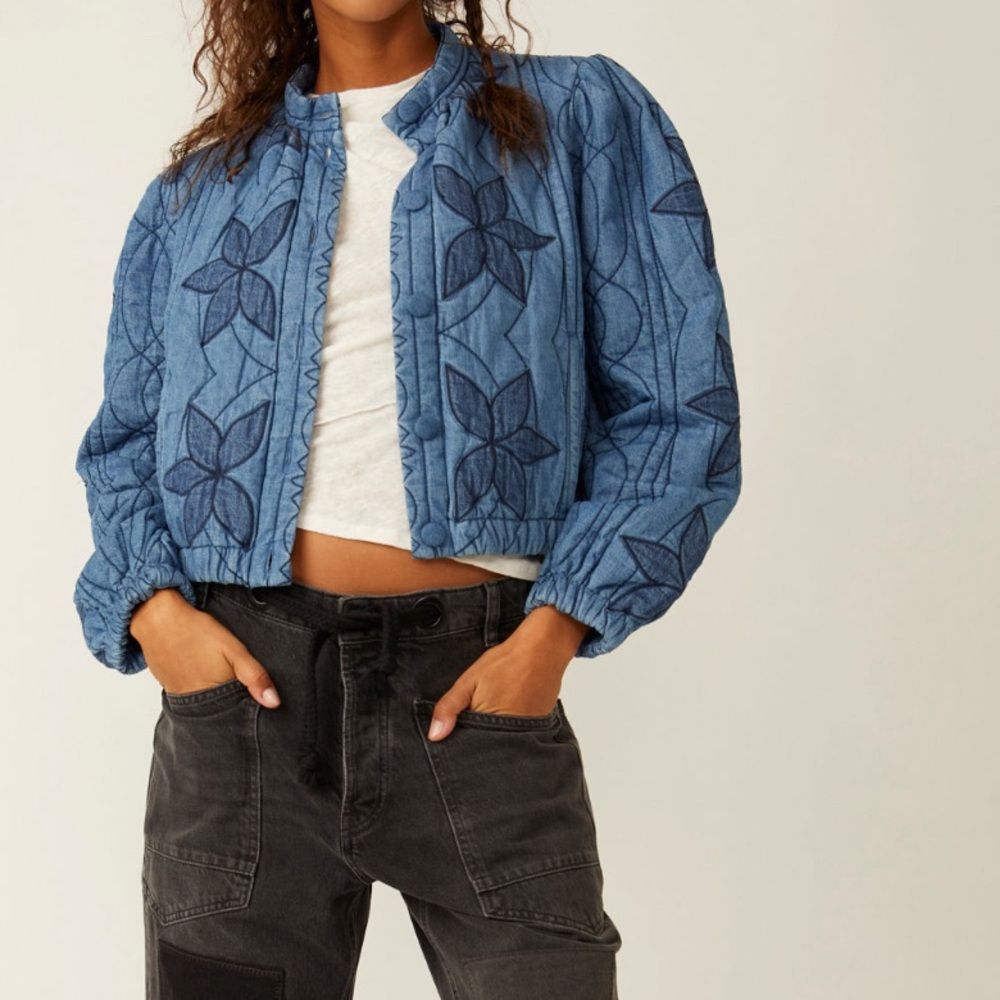 Free people Quinn quilted jacket